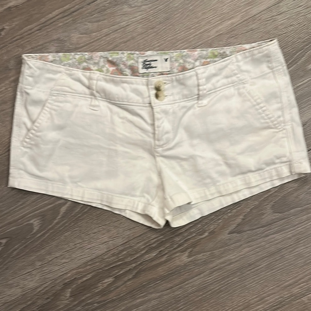 American Eagle Outfitters High Waist White Shorts